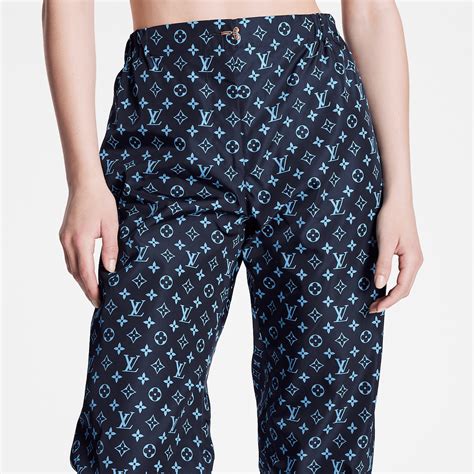 blue louis vuitton pants|louis vuitton jogging pants.